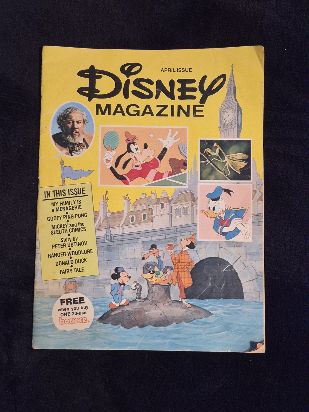 Vintage Walt Disney's Magazine April Issue